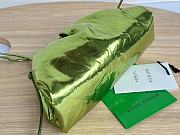 Fortok Bottega Veneta The Mini Pouch in Shiny Leather Green 23*13*5cm - 5