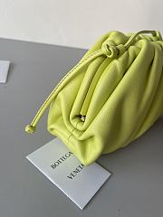 Fortok Bottega Veneta The Mini Pouch in Neon Yellow-Green 23*13*5cm - 6