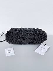 Fortok Bottega Veneta The Sponge Pouch clutch bag Black 22*12*7cm - 3
