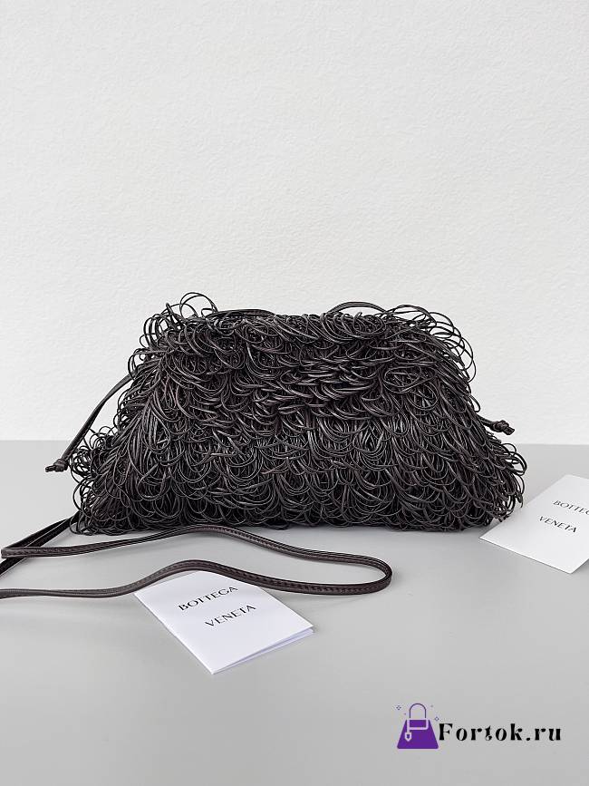 Fortok Bottega Veneta The Sponge Pouch clutch bag Brown 22*12*7cm - 1