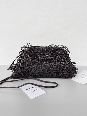 Fortok Bottega Veneta The Sponge Pouch clutch bag Brown 22*12*7cm