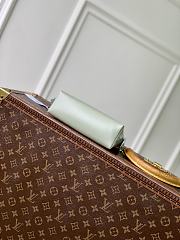 Fortok Louis Vuitton Cosmetic Pouch Pale Mint Green Epi leather 12 x 6 x 19cm - 3