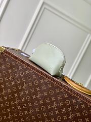 Fortok Louis Vuitton Cosmetic Pouch Pale Mint Green Epi leather 12 x 6 x 19cm - 4