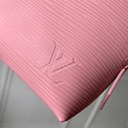 Fortok Louis Vuitton Cosmetic Pouch Epi Leather Pink 12 x 6 x 19cm - 6