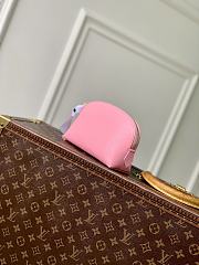 Fortok Louis Vuitton Cosmetic Pouch Epi Leather Pink 12 x 6 x 19cm - 4