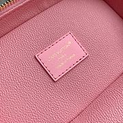 Fortok Louis Vuitton Micro Nice Nano Cosmetic Bag Pink Epi leather 14x8.5x10.2cm - 5