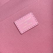 Fortok Louis Vuitton Mini Nice Nano Cosmetic Bag Pink Epi leather 13.5 x 12 x 20cm  - 2