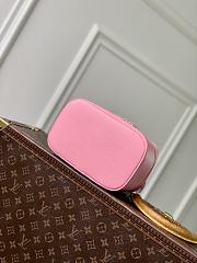 Fortok Louis Vuitton Mini Nice Nano Cosmetic Bag Pink Epi leather 13.5 x 12 x 20cm  - 4