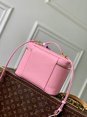 Fortok Louis Vuitton Nice Nano Cosmetic Bag Pink Epi leather 24 x 14 x 17cm  - 3