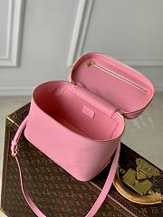 Fortok Louis Vuitton Nice Nano Cosmetic Bag Pink Epi leather 24 x 14 x 17cm  - 4