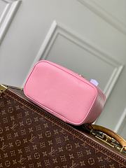Fortok Louis Vuitton Nice Nano Cosmetic Bag Pink Epi leather 24 x 14 x 17cm  - 6