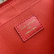 Fortok Louis Vuitton Cosmetic Pouch Coquelicot Red Epi leather 12 x 6 x 19cm - 5