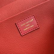 Fortok Louis Vuitton Nice Nano Cosmetic Bag Coquelicot Red Epi leather 24 x 14 x 17cm  - 4