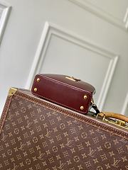 Fortok Louis Vuitton Capucines East-West Burgundy 12 x 8 x 22cm - 2