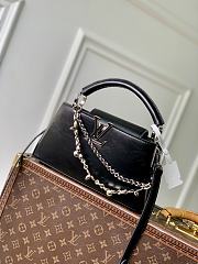Fortok Louis Vuitton Capucines East-West Black 14 x 8 x 26.5cm  - 1