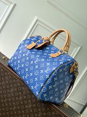 Fortok Louis Vuitton Speedy P9 Bandoulière Blue 40 x 26 x23cm - 3