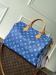 Fortok Louis Vuitton Speedy P9 Bandoulière Blue 40 x 26 x23cm - 6