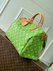 Fortok Louis Vuitton Speedy P9 Bandoulière Emerald Neon Green 40 x 26 x23cm - 6