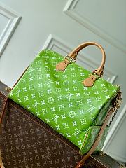 Fortok Louis Vuitton Speedy P9 Bandoulière Emerald Neon Green 40 x 26 x23cm - 2