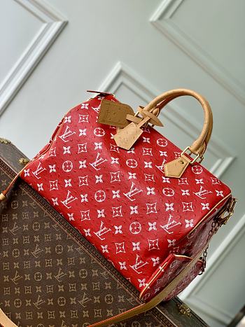 Fortok Louis Vuitton Speedy P9 Bandoulière Red 40 x 26 x23cm 