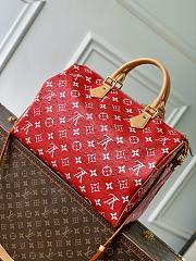 Fortok Louis Vuitton Speedy P9 Bandoulière Red 40 x 26 x23cm  - 4