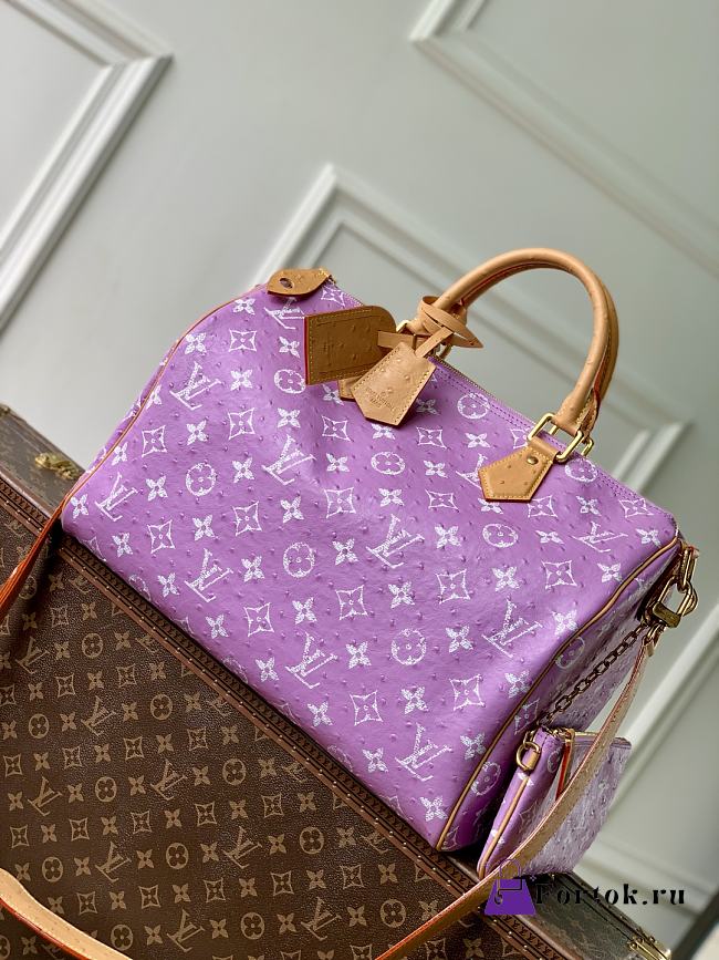Fortok Louis Vuitton Speedy P9 Bandoulière Purple 40 x 26 x23cm - 1