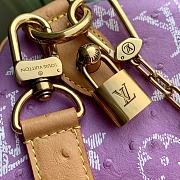 Fortok Louis Vuitton Speedy P9 Bandoulière Purple 40 x 26 x23cm - 4