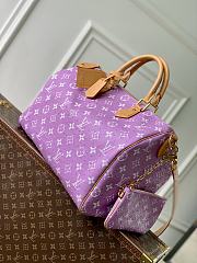Fortok Louis Vuitton Speedy P9 Bandoulière Purple 40 x 26 x23cm - 2
