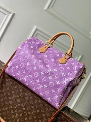 Fortok Louis Vuitton Speedy P9 Bandoulière Purple 40 x 26 x23cm - 3