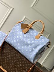 Fortok Louis Vuitton Speedy P9 Bandoulière Light Blue 40 x 26 x23cm - 1