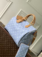 Fortok Louis Vuitton Speedy P9 Bandoulière Light Blue 40 x 26 x23cm - 3