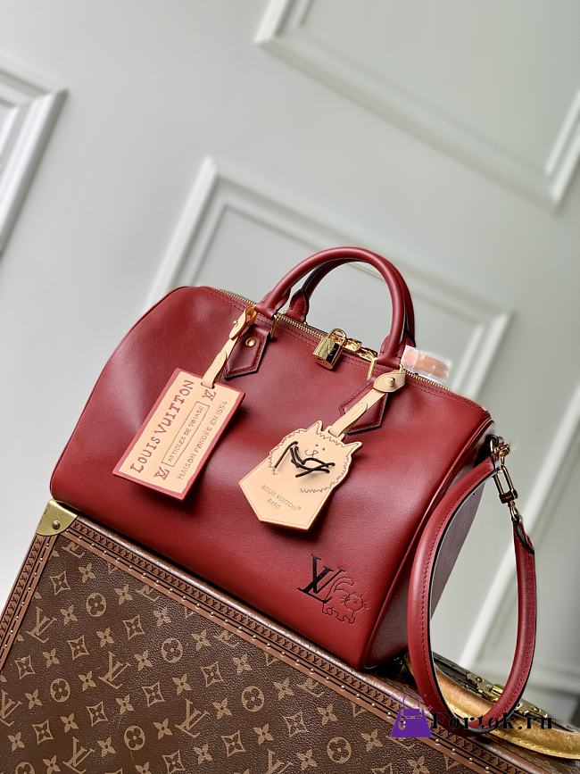Fortok Louis Vuitton Speedy Soft 30 H33 Grace Coddington Red 21 x 17 x 30cm - 1