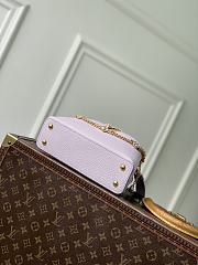 Fortok Louis Vuitton Capucines Daydream Pink 14 × 8 × 21cm - 5
