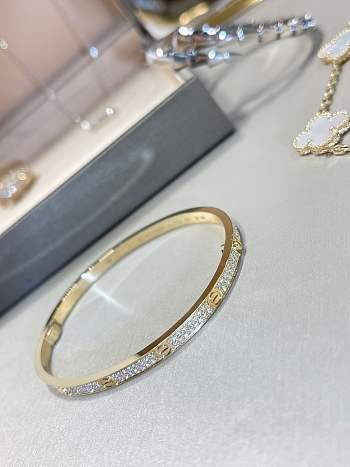 Fortok Cartier Love bracelet Gold With Diamond
