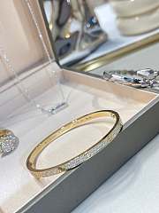 Fortok Cartier Love bracelet Gold With Diamond - 5