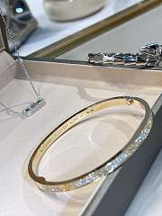 Fortok Cartier Love bracelet Gold With Diamond - 4
