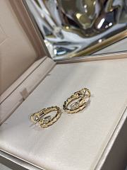 Fortok Bvlgari gold hoop earrings - 6