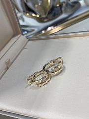 Fortok Bvlgari gold hoop earrings - 5