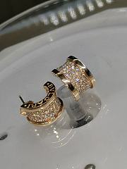 Fortok Bvlgari B.zero1 earrings Gold Diamond - 1