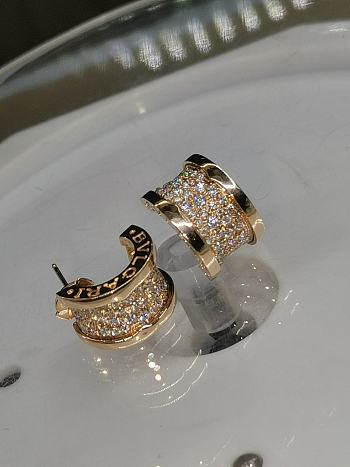 Fortok Bvlgari B.zero1 earrings Gold Diamond