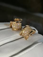 Fortok Bvlgari B.zero1 earrings Gold Diamond - 4