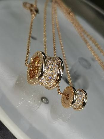 Fortok Bvlgari B.zero1 Neclace Gold Diamond
