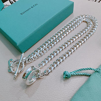 Fortok Tiffany & Co. sterling silver chain necklace