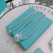 Fortok Tiffany & Co. Return to Tiffany Heart Tag Bead Necklace in sterling silver - 1