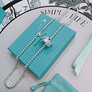 Fortok Tiffany & Co. Return to Tiffany Heart Tag Bead Necklace in sterling silver - 4