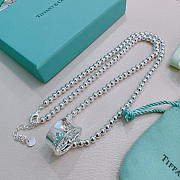 Fortok Tiffany & Co. Return to Tiffany Heart Tag Bead Necklace in sterling silver - 3