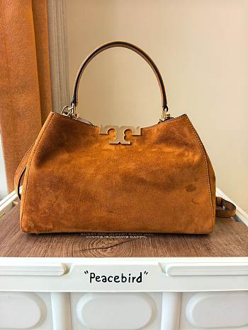 Fortok Tory Burch Eleanor Suede Orange 21 x 32 x 12.8cm