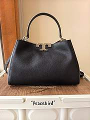 Fortok Tory Burch Eleanor Leather Black 21 x 32 x 12.8cm - 1