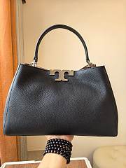 Fortok Tory Burch Eleanor Leather Black 21 x 32 x 12.8cm - 4