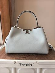 Fortok Tory Burch Eleanor Leather White 21 x 32 x 12.8cm - 1
